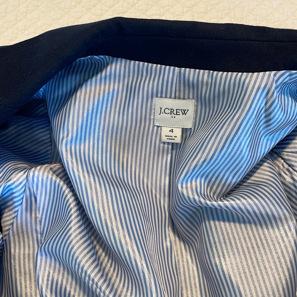 J Crew outlet Navy Blazer - Picture 4 of 6